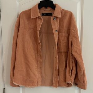 Zara Corduroy Shirt Jacket